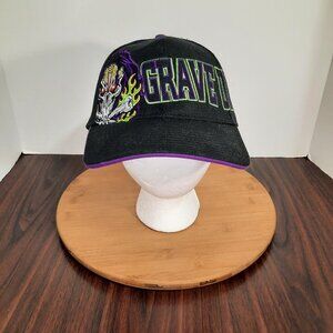 Monster Jam Grave Digger Hat Black Embroidered Spellout Truck Racing 2014